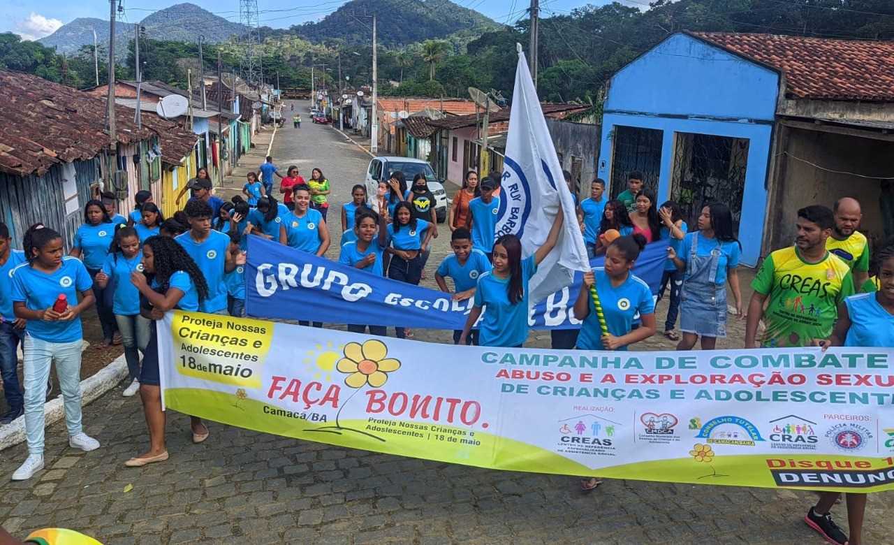Camacã: Mobilização de combate ao abuso e exploração sexual de crianças e adolescentes alcançou sede e distritos